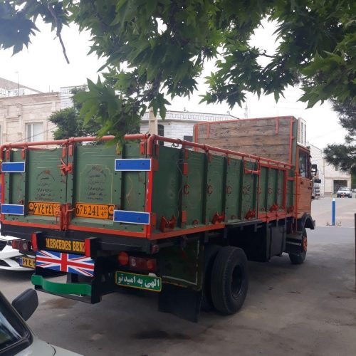 خاور 608 مدل 76 شاسی مشکی